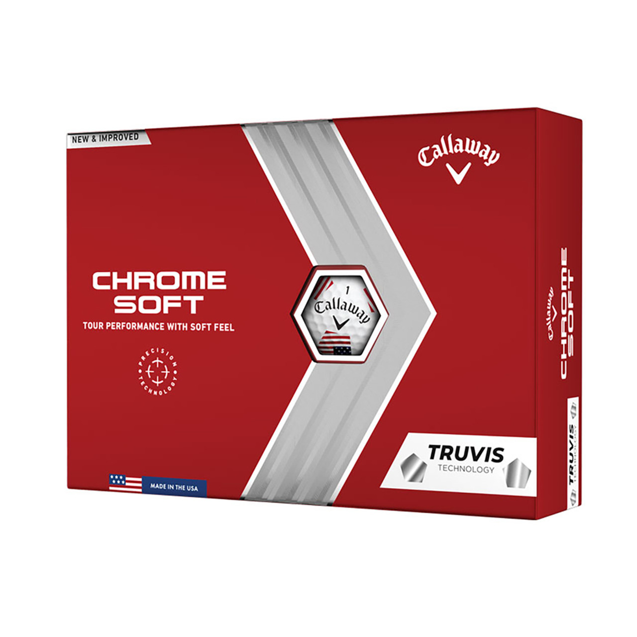 Callaway Chrome Soft Truvis Team USA Golf Balls - Prior